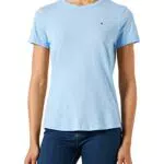 Tommy Hilfiger T-shirt Maniche Corte Donna 1985 Slub Slim Fit