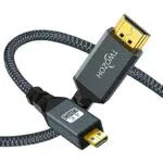 Twozoh - Cavo Micro HDMI a HDMI 1M, Micro HDMI Tipo D a HDMI Tipo A supporta 4K/60Hz 1080P 2.0a/b 2.0/1.4a