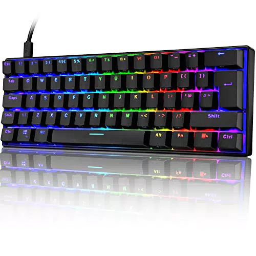 Tastiera da gioco meccanica retroilluminata, nero