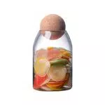 UPKOCH Barattolo in vetro trasparente borosilicato per alimenti