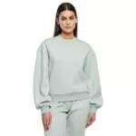 Urban Classics Felpa da Donna Oversized, Salvia Melange