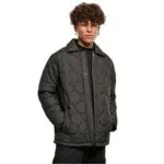 Urban Classics Giacca Coach Trapuntata, Nero