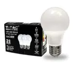 V-TAC Lampadina LED con Attacco E27 8, 5W A60 806 Lumen - 6500K Luce Bianca Fredda