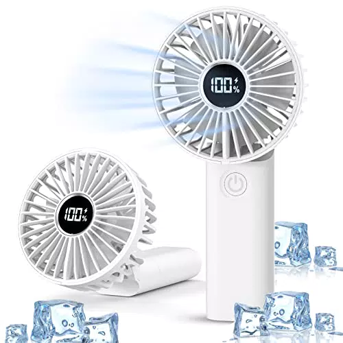 Ventilatore USB, Ventilatore Portatile Ventilatore, GuKKK Mini Ventilatore Ricaricabile
