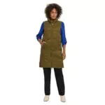 Vero Moda Vmuppsala 3-4 Noos-Cappotto Gilet, Verde Oliva Scuro