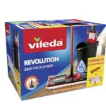Vileda Revolution Box, Sistema Lavapavimenti Con Secchio E Piastra Piatta