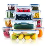 WayEee Contenitori per Alimenti Cucina 12 Pezzi, Barattoli Ermetici per Alimenti Set Conservazione Plastica con Coperchio per Cibo Senza BPA per Pasta