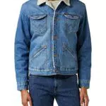 Wrangler Icons Sherpa W4M Giacca in Jeans, 3 Years 10K