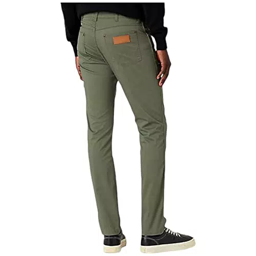 Wrangler Larston, Jeans Uomo, Green