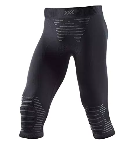 X-Bionic Uomo Pantaloni Corsa Jogging Fitness Training Baselayer Leggings Sportivi Uomo