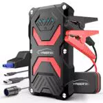 YABER Booster Avviamento Auto, 1300A 13800mAh Avviatore Emergenza per Auto Avviatore Batteria Auto/Moto Impermeabile IP66 Power Bank con Torcia LED
