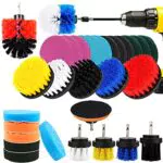 31 Pezzi Spazzola per Trapano Elettrica, Larkotech Drill Brush Power Scrubber Spazzole Pulizia per Tutti Gli Usi Kit