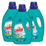 3x detersivo liquido General Freschezza+Igiene 5in1 per Lavatrice 28 Lavaggi - 3 Flaconi da 1