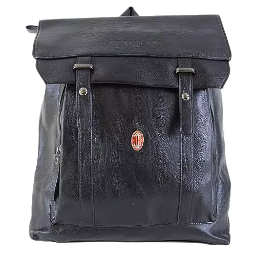 AC Milan 141554 Milan, Borsa Zaino Unisex-Adulto, Nero