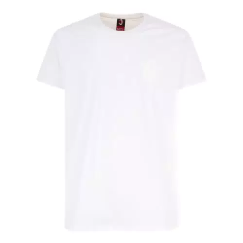 AC Milan, Official Product, Monochrome, all White, T-Shirt Unisex