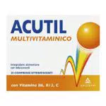 Acutil Multivitaminico Effervescente, Integratore Alimentare con Minerali