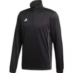 Adidas CE9026 Core18 Maglia a maniche lunghe, Uomo, Nero/Bianco