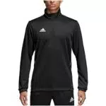 Adidas CE9026 Core18 Maglia a maniche lunghe, Uomo, Nero/Bianco