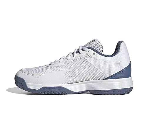adidas Courtflash Tennis, Shoes-Low, Bianco