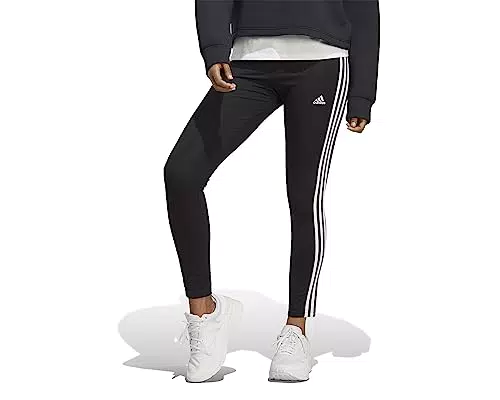 adidas Essentials 3-stripes High-waisted Single Jersey