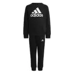 adidas Essentials Logo French Terry Tuta, Black/White