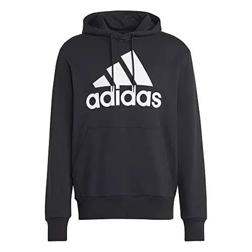 adidas IC9363 M BL FT HD Felpa con Cappuccio Black XL