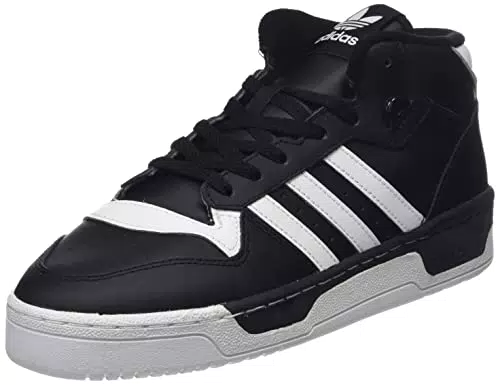 adidas Rivalry Mid, Sneaker Uomo, Core Black/Ftwr White/Core Black
