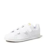 adidas Stan Smith CF, Scarpe da Ginnastica Uomo, Bianco/Bianco/Oro Met.