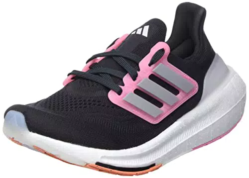adidas Ultraboost Light J, Sneaker, Carbon/Matte Silver/Beam Pink