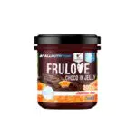 ALLNUTRITION Marmellata Senza Zucchero e Crema Spalmabile Al Cioccolato Zero Zuccheri - Frulove Cioccolato In Gelatina di Arancione - Crema Spalmabile Ipocalorica - Senza Zucchero - Vegan - 300g