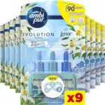 Ambi Pur 3Volution Profumatore per Ambienti, 9 Ricariche, Fragranza Dolomiti