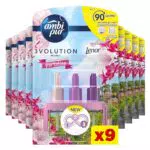 Ambi Pur 3Volution Profumatore per Ambienti, 9 Ricariche, Fragranza Portofino
