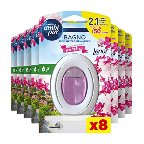 Ambi Pur Bagno Profumatore Per Ambienti, 8 Profumatori