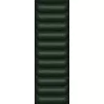 Apple Watch Cinturino a maglie in pelle Verde sequoia - S/M
