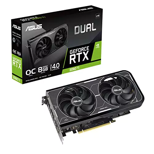 ASUS DUAL NVIDIA GeForce RTX 3060 Ti OC Edition Scheda Grafica Gaming