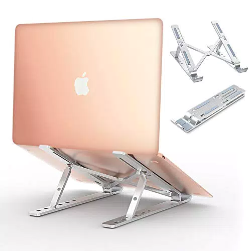 Babacom Supporto PC Portatile, Alluminio Ventilato Porta Notebook