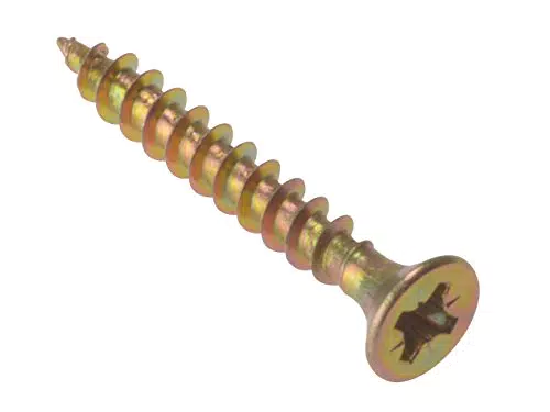 Bargainscrews - Confezione da 100 viti multiuso, ideali per essere impiegate su pannelli truciolari
