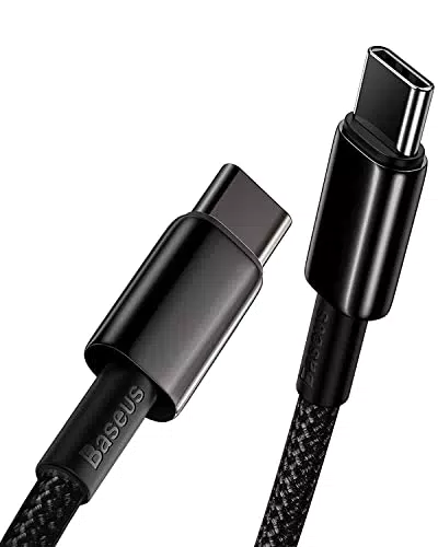 Baseus Cavo USB C a USB C Ricarica Rapida 100W, 1 Metri Cavetto Type-C con PD 3.0