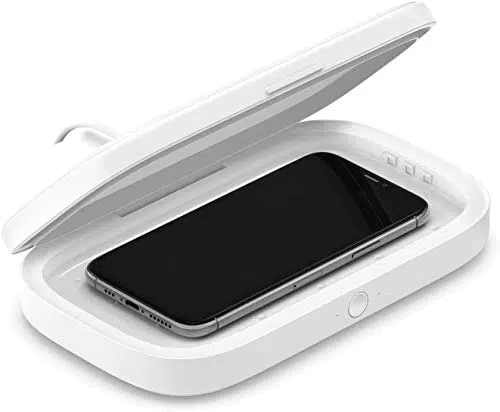 Belkin Boost Charge Sterilizzatore a raggi UV + Ricarica Wireless Rapida per iPhone