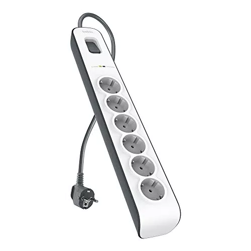 Belkin BSV603vf2M Presa Filtrata Multipla, 6 Prese di Corrente