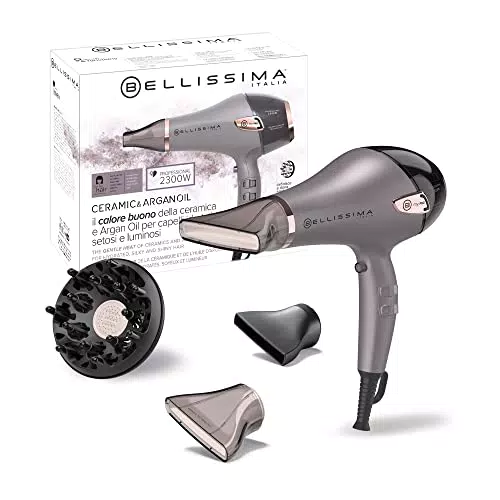 Bellissima Imetec Ceramic & Argan Oil, Asciugacapelli Professionale