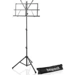 bespeco BP01X - Leggio pieghevole professionale con borsa di trasporto
