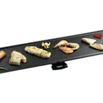 Bestron Electric Table Grill, XXXL Plancha/Teppanyaki Grill Plate with Non-Stick Coating