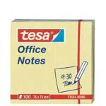 Blocco Note Adesivo tesa Office Notes 75x75 mm, Giallo