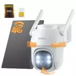 BOIFUN Telecamera Esterno No Wifi, 3G/4G Telecamere Senza Fili Da Esterno