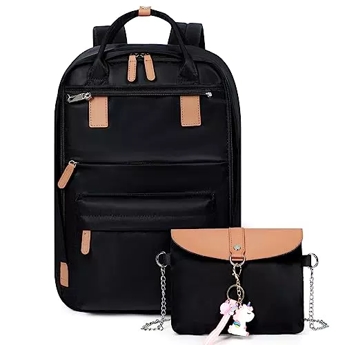 Borsa per Computer da Donna con tracolla staccabile, nero
