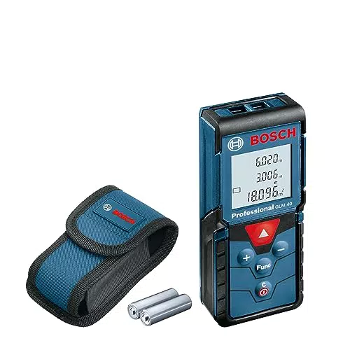 Bosch Professional GLM 40 Distanziometro Laser con Funzione di Memorizzazione