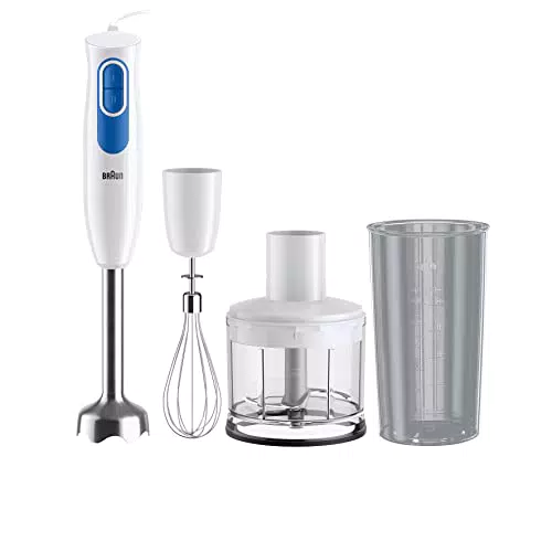 Braun MultiQuick 2 MQ20236MWH, Frullatore a Immersione con Sistema EasyTwist