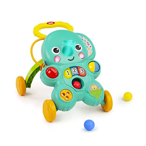 Bright Starts Girello Ball Play 2 in 1, Elefante con Luci e Musica