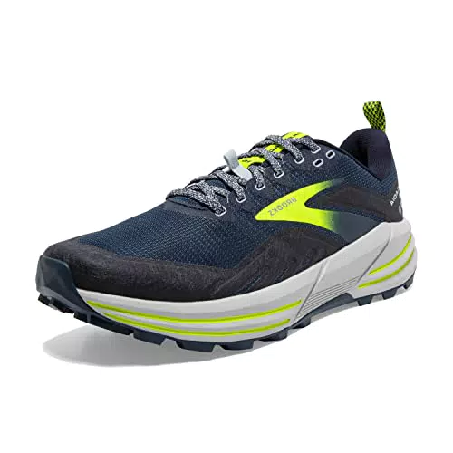 Brooks Cascadia 16, Scarpe da Corsa Uomo, Titano/Peacoat/Vita Notturna